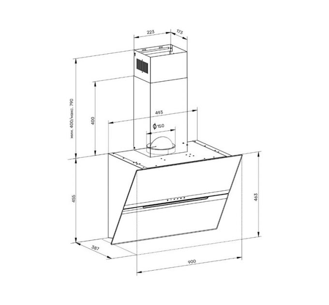 Вытяжка Kuppersberg F 963 B