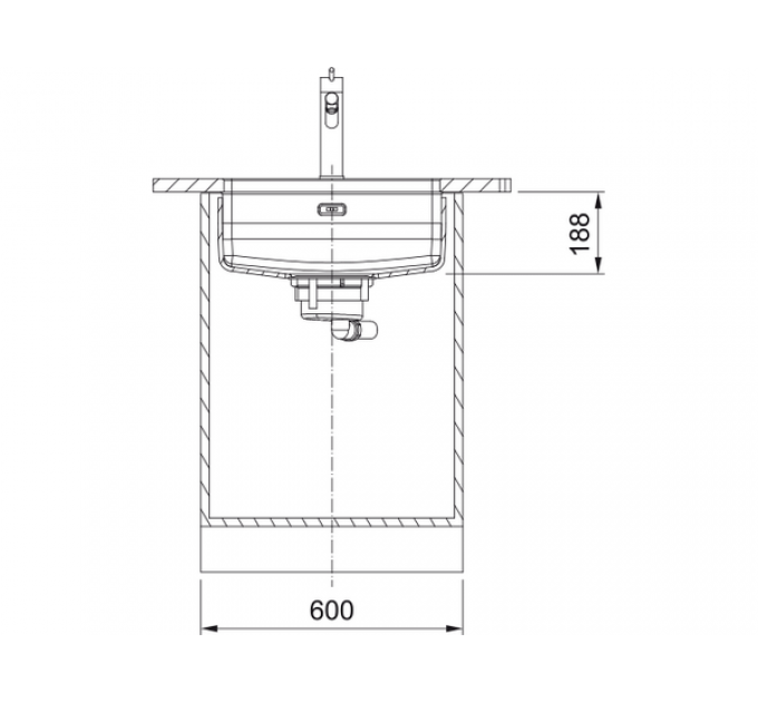 Мойка Franke Maris Quiet MQX 110-50 7" стоп., полированная (122.0694.477)