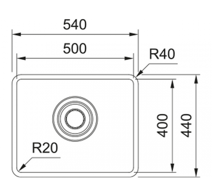 Мойка Franke Maris Quiet MQX 110-50 7" стоп., полированная (122.0694.477)
