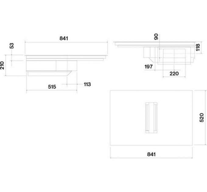 Варочная панель Falmec ZERO EASY индукционная с вытяжкой