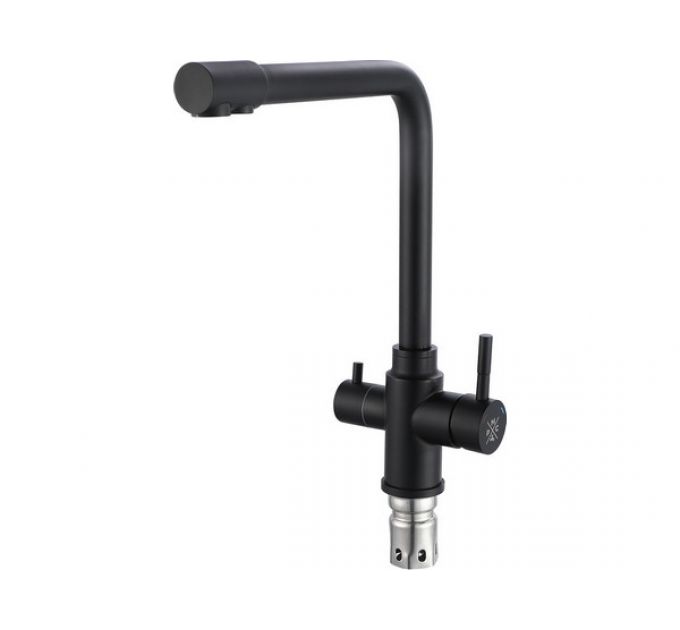 Смеситель Handmade SUS125BL-017F-015, черный