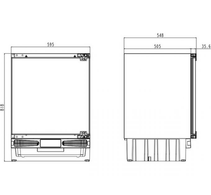 Холодильник Jacky's JR FW318MN2 встраиваемый