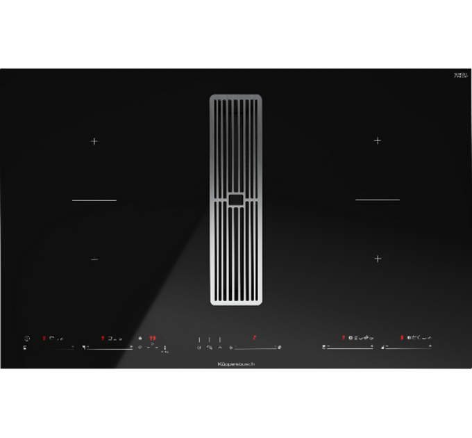 Варочная панель Kuppersbusch KMI 8590.0 SR Stainless steel индукционная с вытяжкой