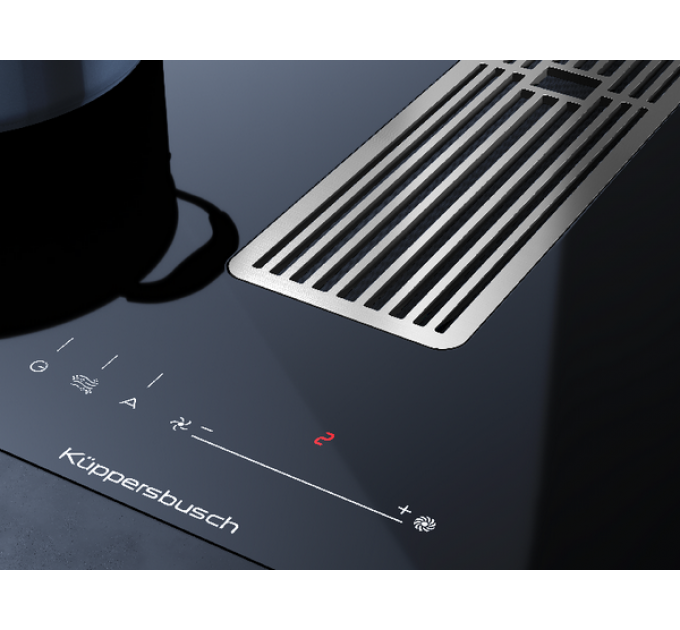 Варочная панель Kuppersbusch KMI 8590.0 SR Stainless steel индукционная с вытяжкой