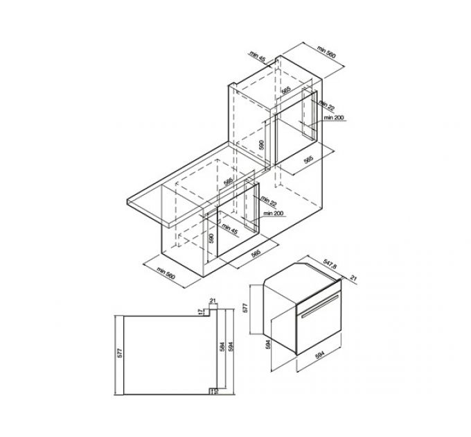 Духовой шкаф GRAUDE BMP 60.3 SE