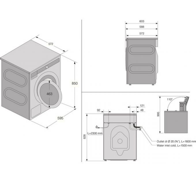 Стиральная машина ASKO W3096CW