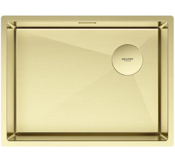 Мойка Paulmark Next-skew 58 uni PM885844-LG, светлое золото