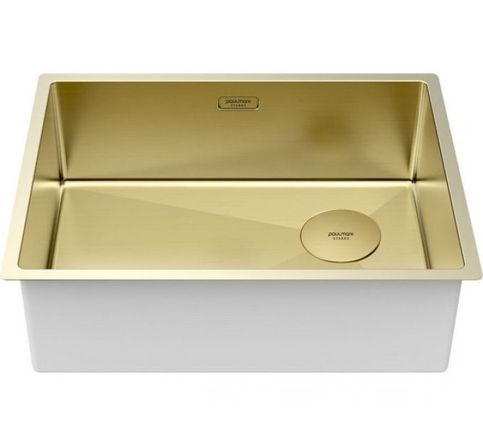 Мойка Paulmark Next-skew 58 uni PM885844-LG, светлое золото