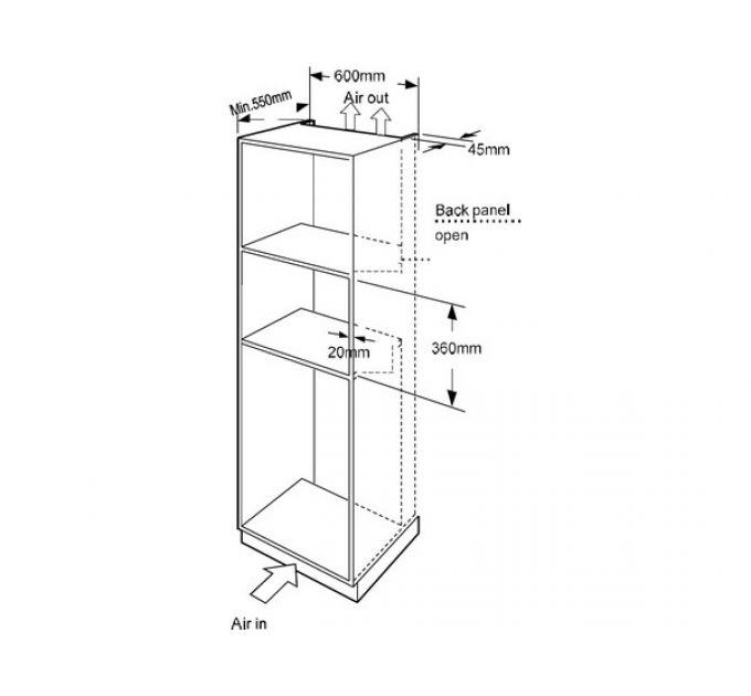 СВЧ - печь MEFERI MMO6025IX POWER