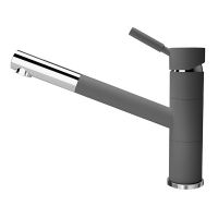 Смеситель Florentina Фита серый шёлк