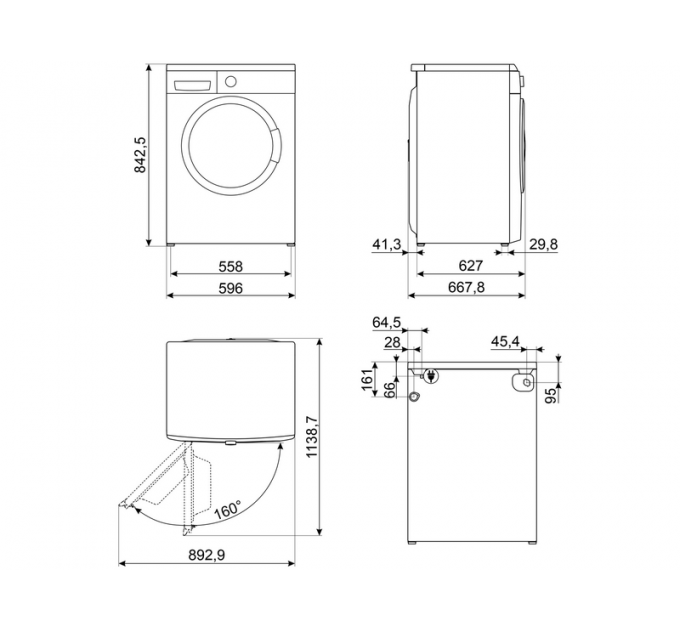 Стиральная машина SMEG WM3T24RU