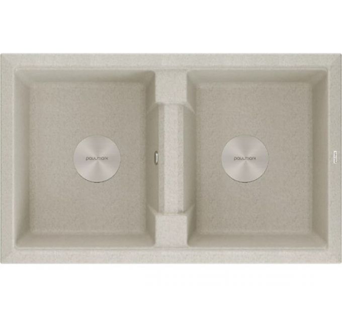 Мойка Paulmark Tandem 80/2 PM238150-BE, бежевый