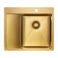 Мойка Paulmark Flank PM225951-BGR, брашированное золото