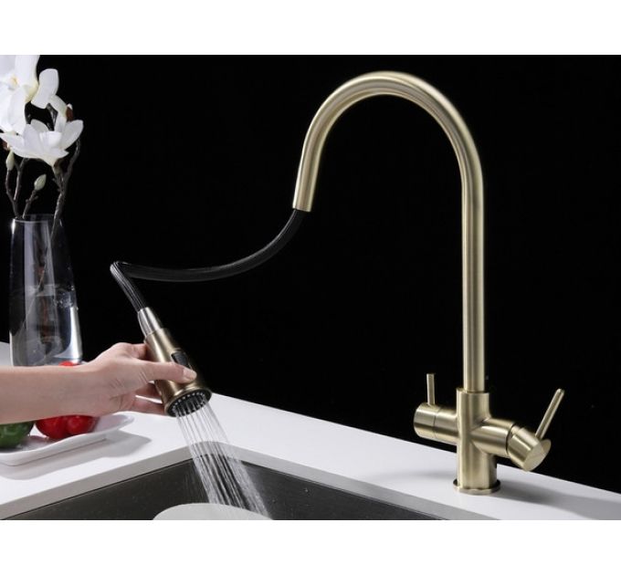 Смеситель Paulmark Lange La214212-BR, бронза