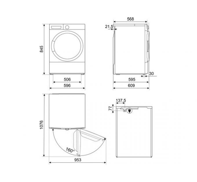 Сушильная машина SMEG DT393RU4