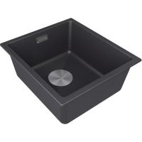 Мойка Paulmark Lumi 41uni LU41-BL, черный гранит