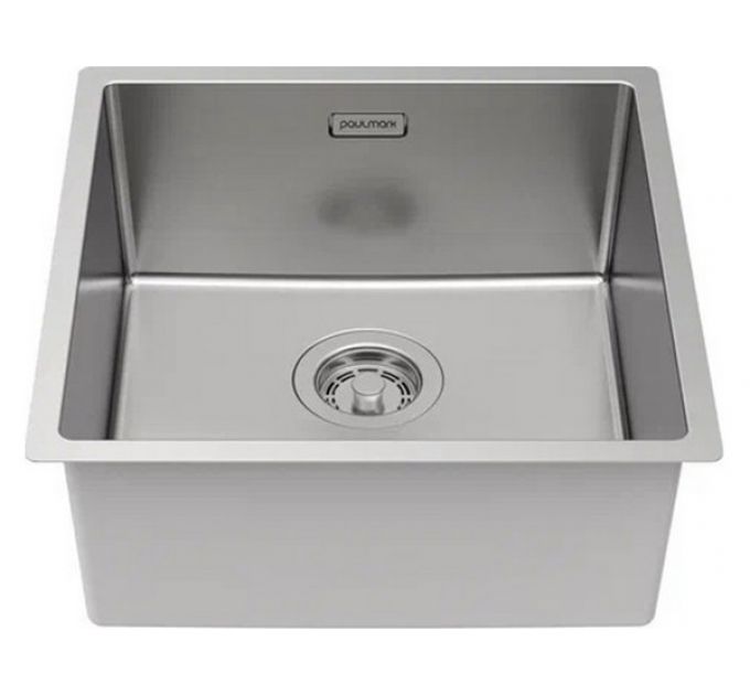 Мойка Paulmark Lassan 44 uni LA44-BS, брашированная нерж. сталь