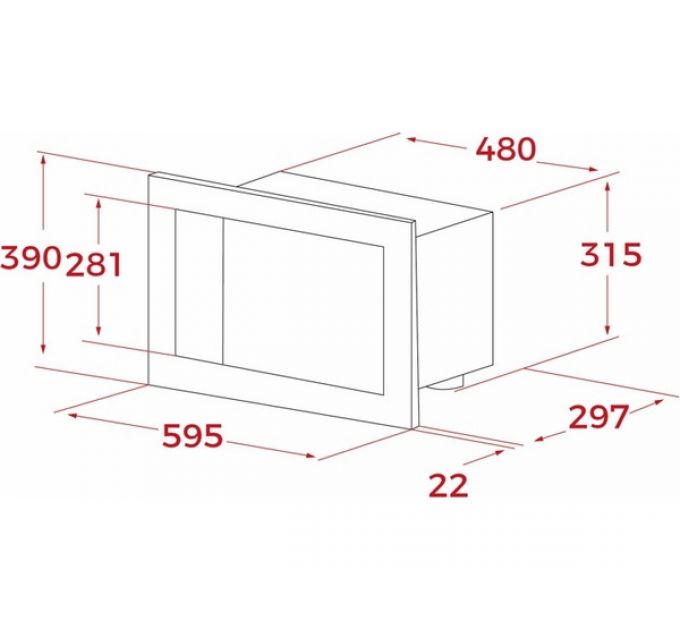 СВЧ-печь Teka ML 8210 BIS WHITE MARBLE (112060009)