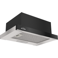 Вытяжка Elikor Интегра GLASS 45Н-400-В2Д нерж/стекло черное