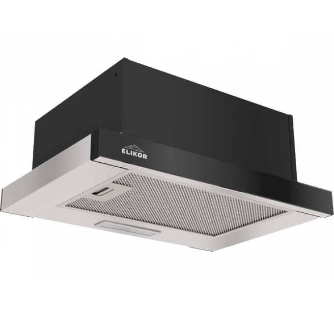 Вытяжка Elikor Интегра GLASS 45Н-400-В2Д нерж/стекло черное
