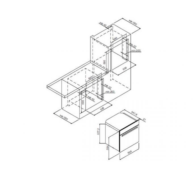 Духовой шкаф GRAUDE BM 60.3 W