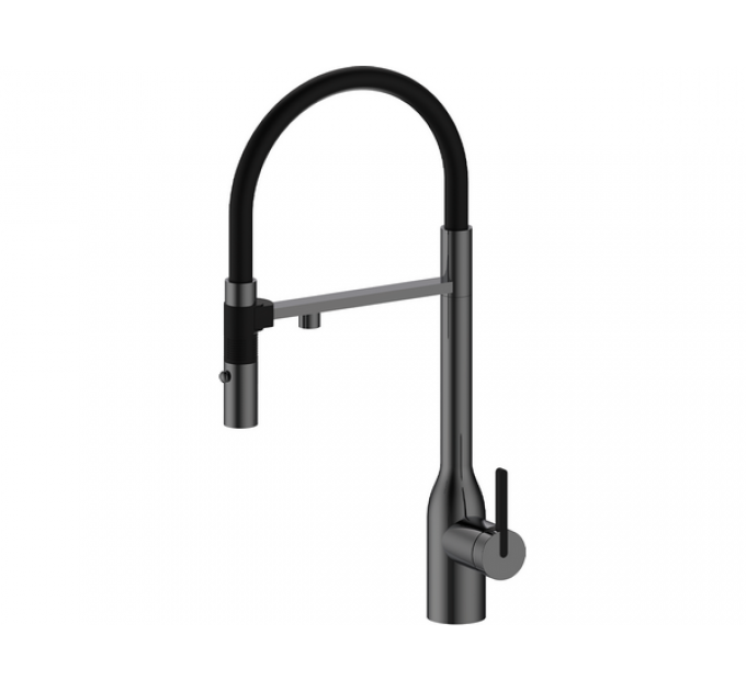 Смеситель Paulmark Magneto One Ma213188-GM, вороненая сталь