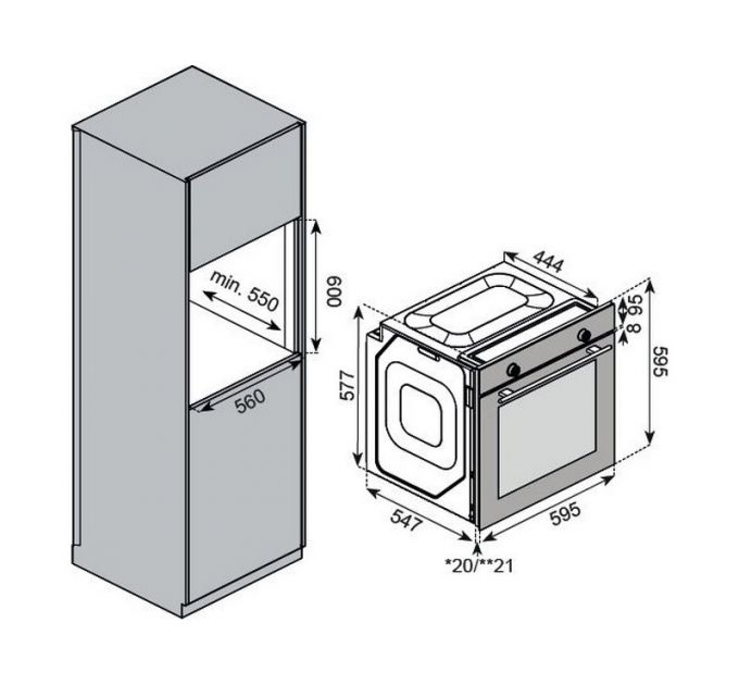 Духовой шкаф Kuppersberg SR 610 ANT Bronze