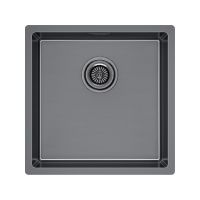 Мойка Paulmark Lassan 44 uni LA44-GM, вороненая сталь