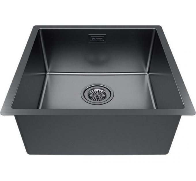 Мойка Paulmark Lassan 44 uni LA44-GM, вороненая сталь