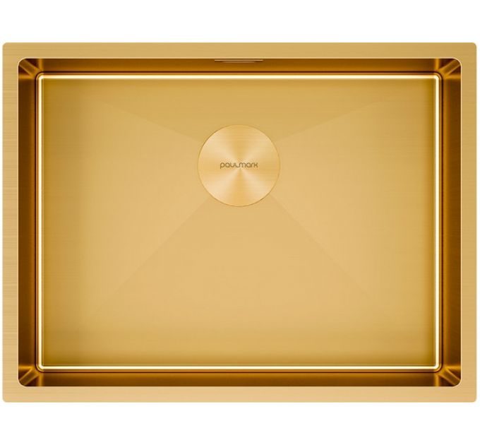 Мойка Paulmark Next 58 uni PM215844-BG, брашированное золото