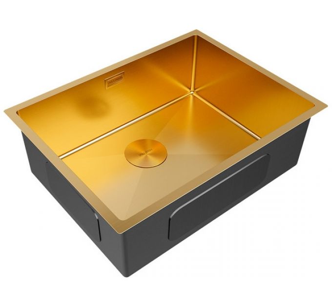 Мойка Paulmark Next 58 uni PM215844-BG, брашированное золото