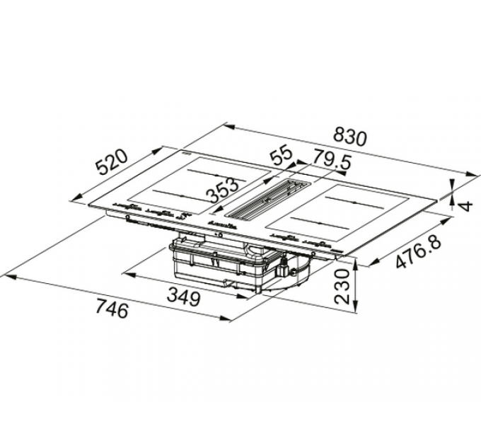 Варочная панель Franke FMA 8391R HI (340.0705.336) индукционная
