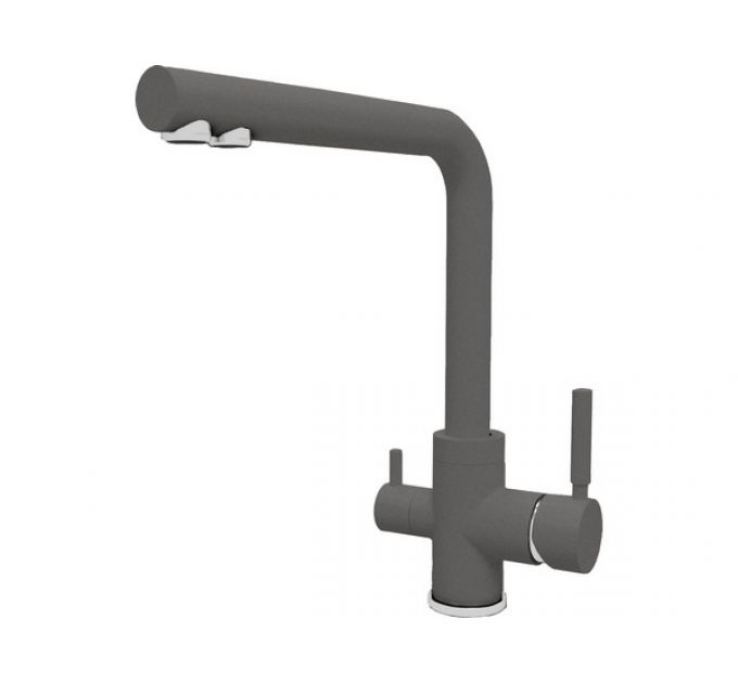 Смеситель Florentina Альдо серый шелк