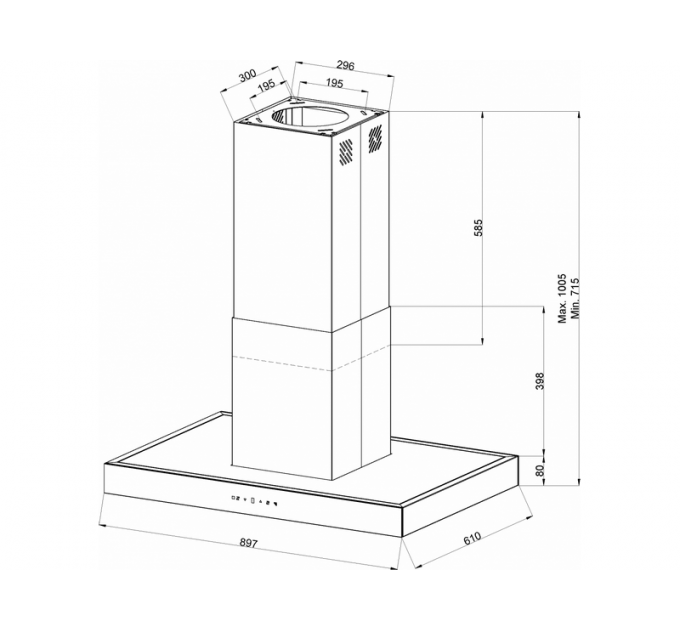 Вытяжка Kuppersberg DUDL 8 GW