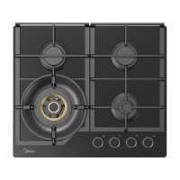 Варочная панель Midea MG697VGB газовая