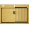 Мойка Paulmark Kroner-pro 75 PM707551-BG, брашированное золото