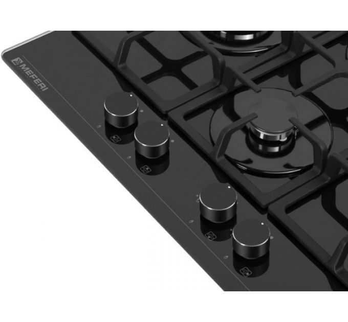 Варочная панель MEFERI MGH604BK GLASS ULTRA газовая