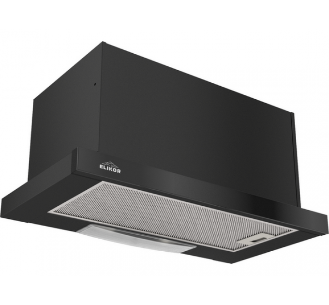 Вытяжка Elikor Интегра GLASS 60П-650-В2Л черный/стекло черное