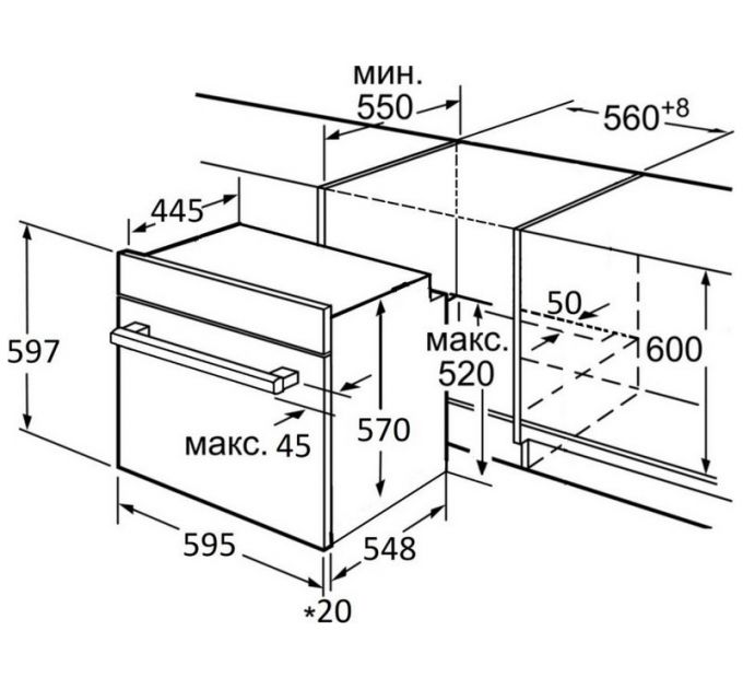Духовой шкаф Jacky's JO EI7538