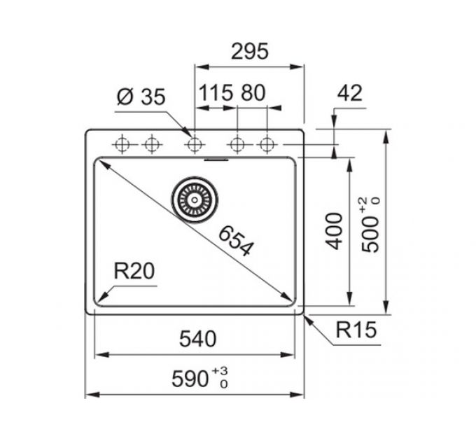 Мойка Franke MRG 610-54 FTL, белый, вент-автомат (114.0696.193)