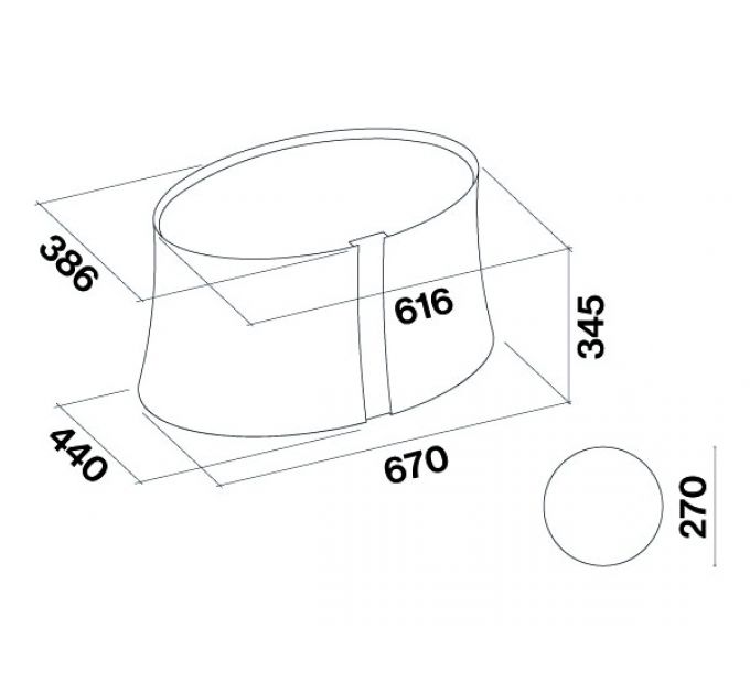 Вытяжка Falmec ZEPHIRO E.ION IS. GLASS WHITE