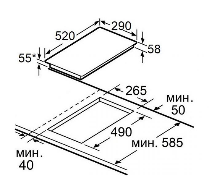 Варочная панель MAUNFELD AVI3022BK индукционная