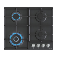 Варочная панель Gorenje GW641EXB газовая