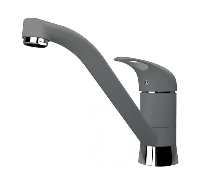 Смеситель Florentina Гамма серый шёлк