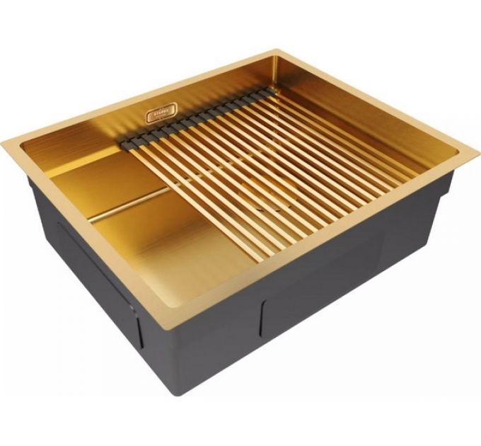 Мойка Paulmark Next-pro 54 uni PM705445-BG, брашированное золото