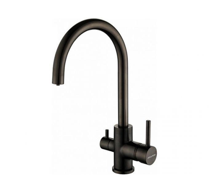 Смеситель Paulmark Essen Es213211-GM, вороненая сталь