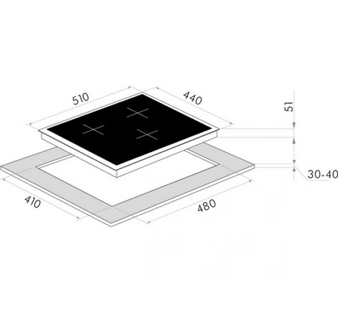 Варочная панель MAUNFELD EGHG.43.33CB2G газовая