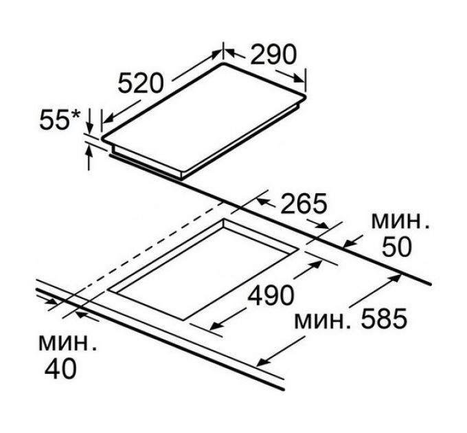 Варочная панель MAUNFELD CVI292S2BWHA Inverter индукционная