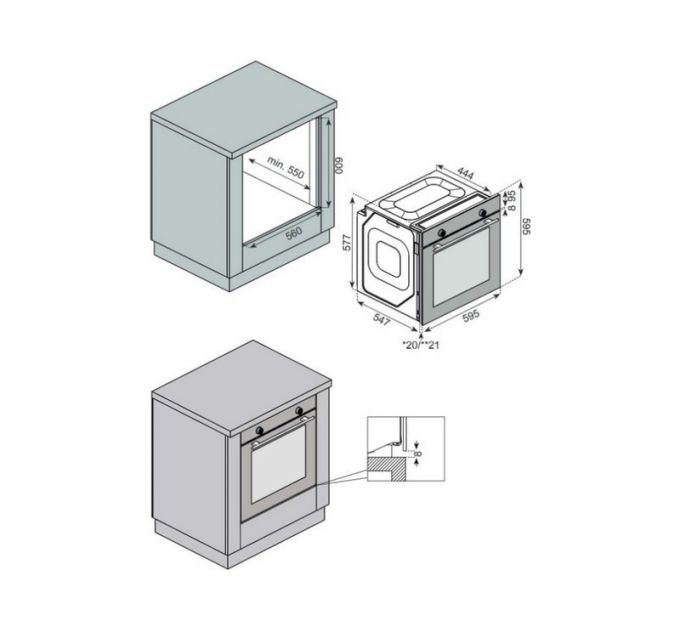 Духовой шкаф Jacky's JO EN7638