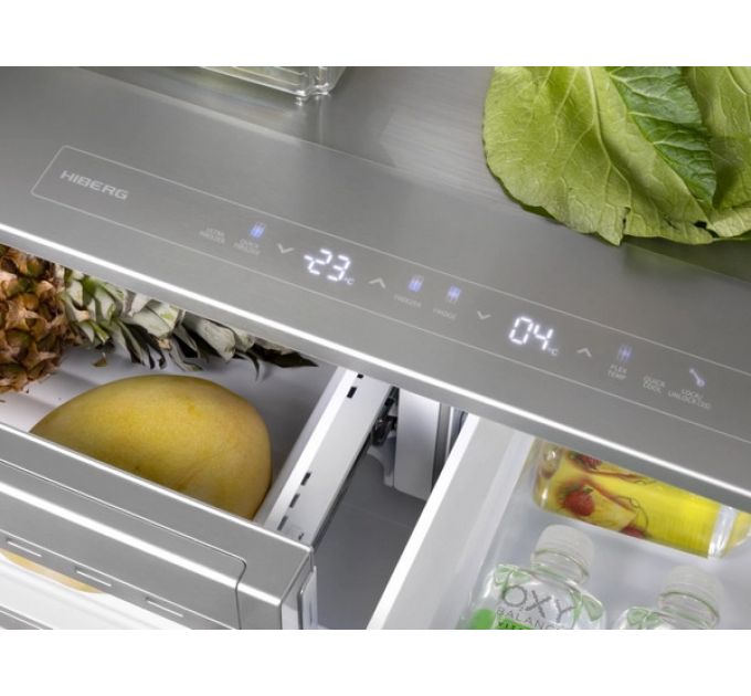 Холодильник HIBERG S-RFQ 800 W inverter встраиваемый